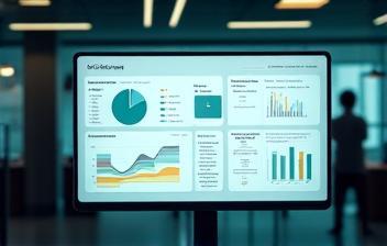 Customer sentiment feedback visualized on dashboard